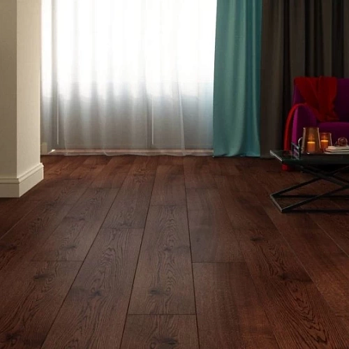 ДУБ КОФЕ ПАРКЕТНАЯ ДОСКА AMBER WOOD ФЬЮЖН